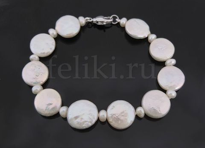 браслет из жемчуга (б-1202)