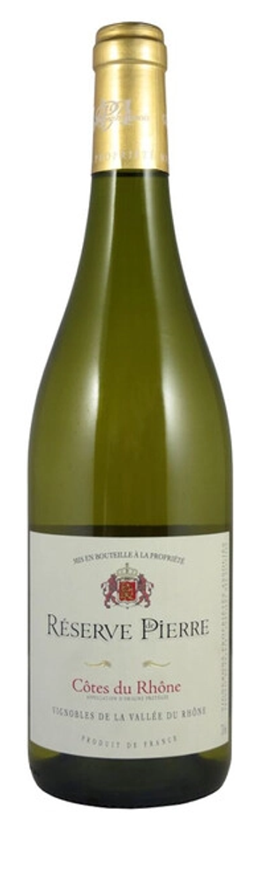 Вино Кот дю Рон Блан Резерв де Пьер Вино Кот дю Рон Блан Резерв де Пьер