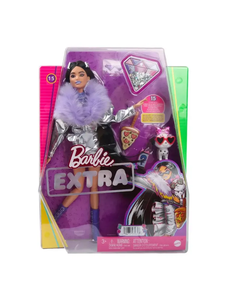 Кукла Барби Экстра с черными волосами HHN07
