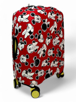 Чехол на чемодан 20", цвет красный/разноцветный, Микки