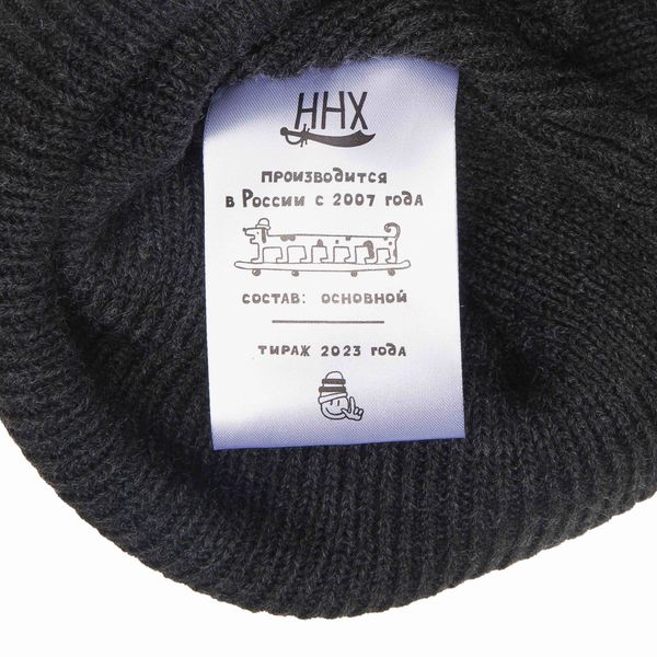 Шапка AW24 Якимка графит - фото 4