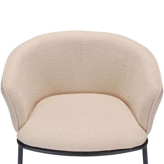 Лаунж-кресло paal, букле, бежевое