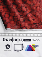 Оксфорд с принтом 1 метр №1 240 D