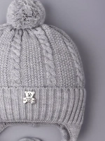 Шапка вязаная демисезонная для детей