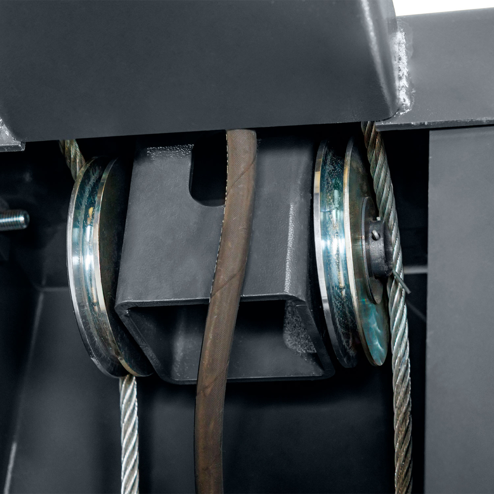 Автоподъемник двухстоечный ROSSVIK V2-5.5L г/п 5.5т, 380В, с верхней синхронизацией. Серый RAL7016