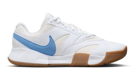 Женские Кроссовки теннисные Nike Court Lite 4 - white/light blue/sail/gum light brown