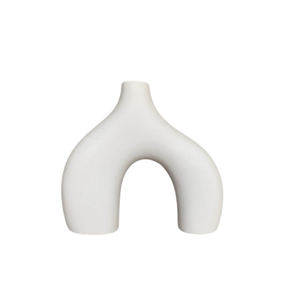 Ваза белая арка