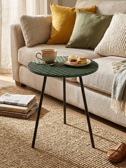Стол журнальный BeautyStyle 36 санд олива/черный