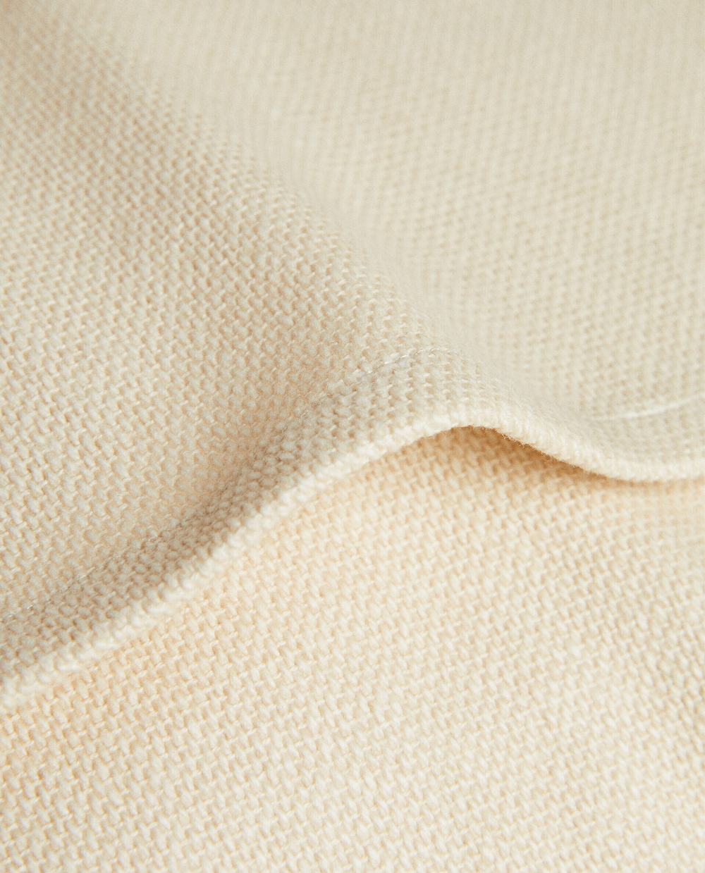 ZARA HOME ОДНОТОННЫЙ ЧЕХОЛ ДЛЯ ДЕКОРАТИВНОЙ ПОДУШКИ, СВЕТЛО-БЕЖЕВЫЙ