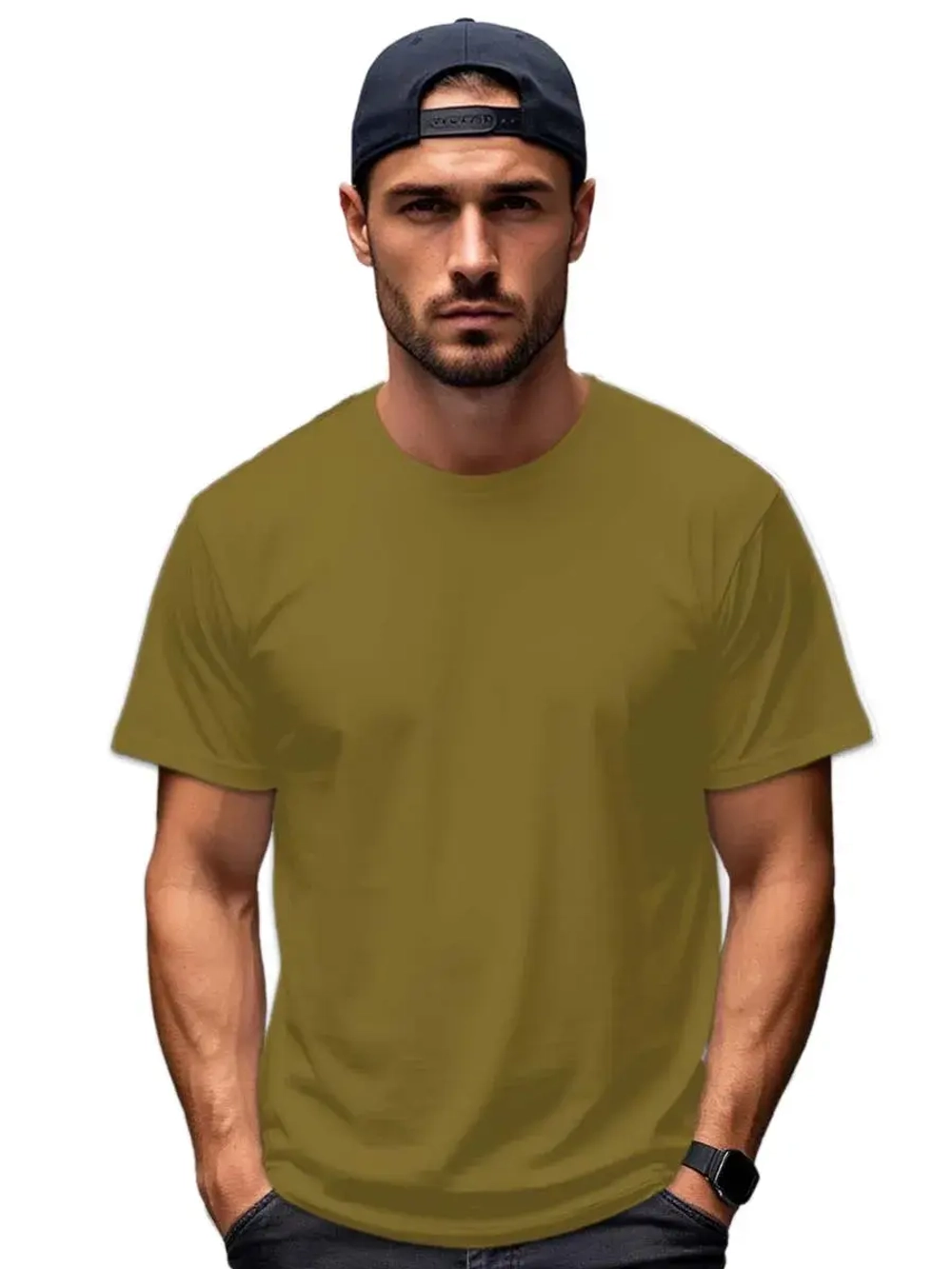 Футболка Взрослая.Премиум однотонная.1 шт