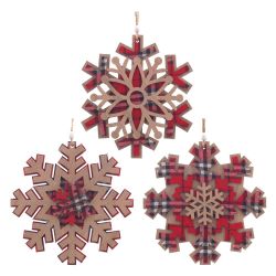 GAEM Украшение новогоднее "Снежинка", L15 W0,5 H15 см, 3в.