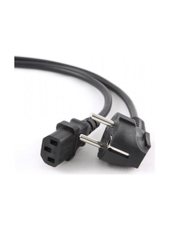 Cablexpert Кабель питания 10м, Schuko- C13, 3х1кв.мм, черный, с заземлением, пакет (PC-186-1-10M)