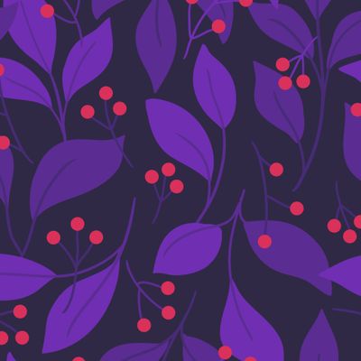 Фиолетовые листья