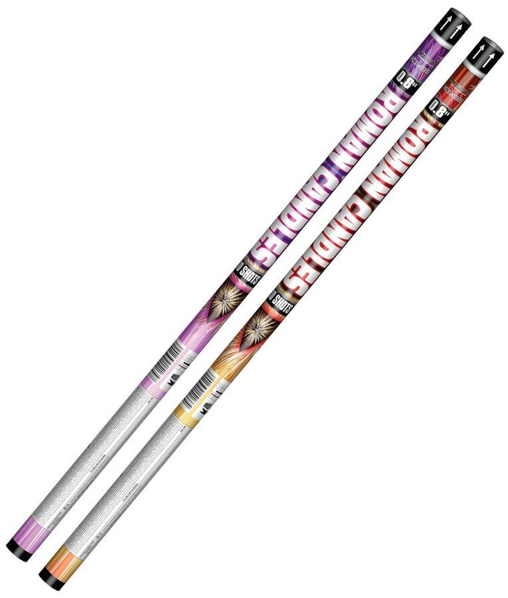 Римская свеча «ROMAN CANDLE»,   0,8"/10 залпов