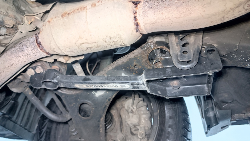 Усилители жесткости передние нижние боковые Subaru Levorg, Subaru XV 1 ДОрест (GP), Subaru Forester 4 (SJ) (ПОД ЗАКАЗ)