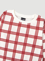 Пижама Mjölk Клетка новогодняя, на манжетах