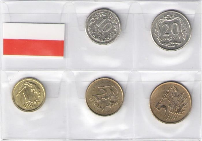 Набор монет Польши (5 шт)