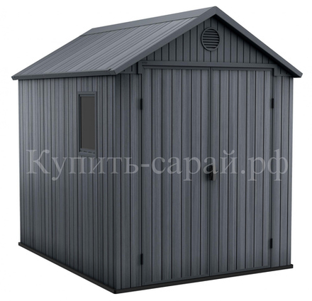Пластиковый сарай Keter Darwin 6x8 grey