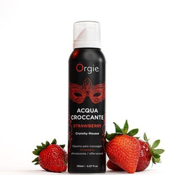 Хрустящая пенка для массажа Orgie Acqua Croccante Strawberry 150 мл