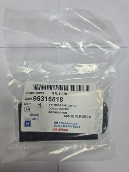 Кнопка обогрева заднего стекла на Дэу Матиз / Daewoo Matiz