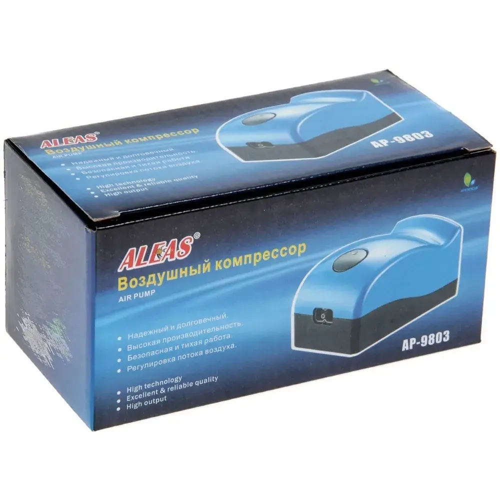 Aleas AP-9803 Компрессор одноканальный с плавной регулировкой, 4,2 л/мин, 4 Вт