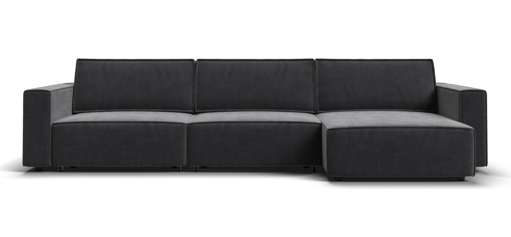 Угловой диван BOSS SOFT MODOOL MAX Вельвет CORD графит