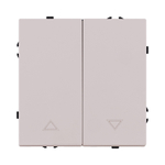 Механизм управления жалюзи 2-клавишный, кашемир матовый Kollinger Eclipse EC-013CM