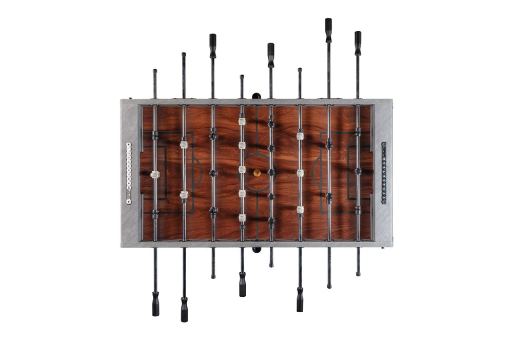 Игровой стол - футбол "Japandi" серо-коричневый