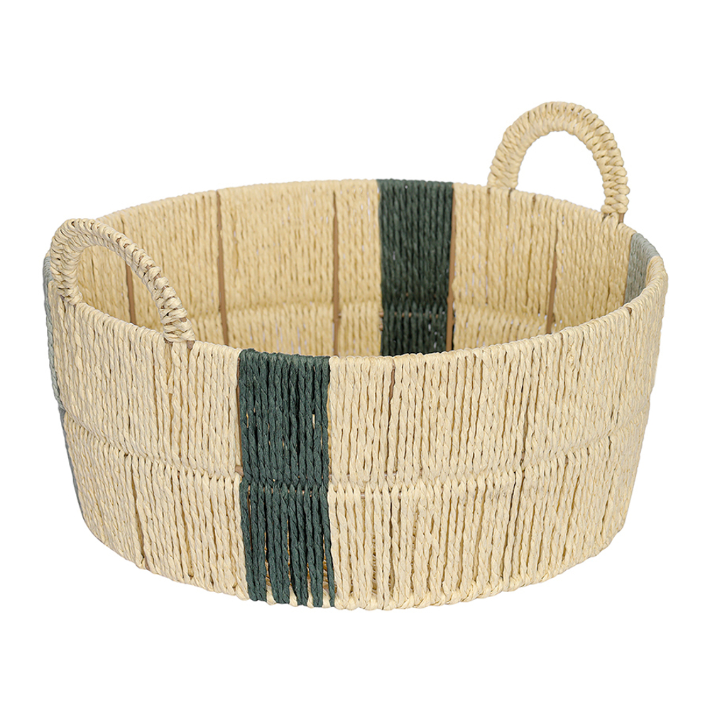 Корзина плетеная круглая bodhran sage из коллекции ethnic, размер s