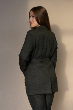 Жакет женский 3524зп, зел.лапка #341ЗЛ043524зп