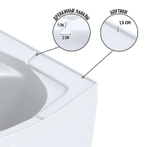 Душевая кабина Niagara Eco 90x80 L E90/80/40L/TN без гидромассажа