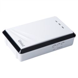 UDB-017W-R1T1-38S-150M-WH-BL Звонок беспроводной. Радиус действия 150м. Белый с черным. ТМ Uniel