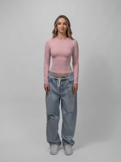 Лонгслив женский Skin Line (Pink)