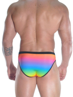 Яркие мужские трусы-слипы (Размер: M) (Цвет: разноцветный)