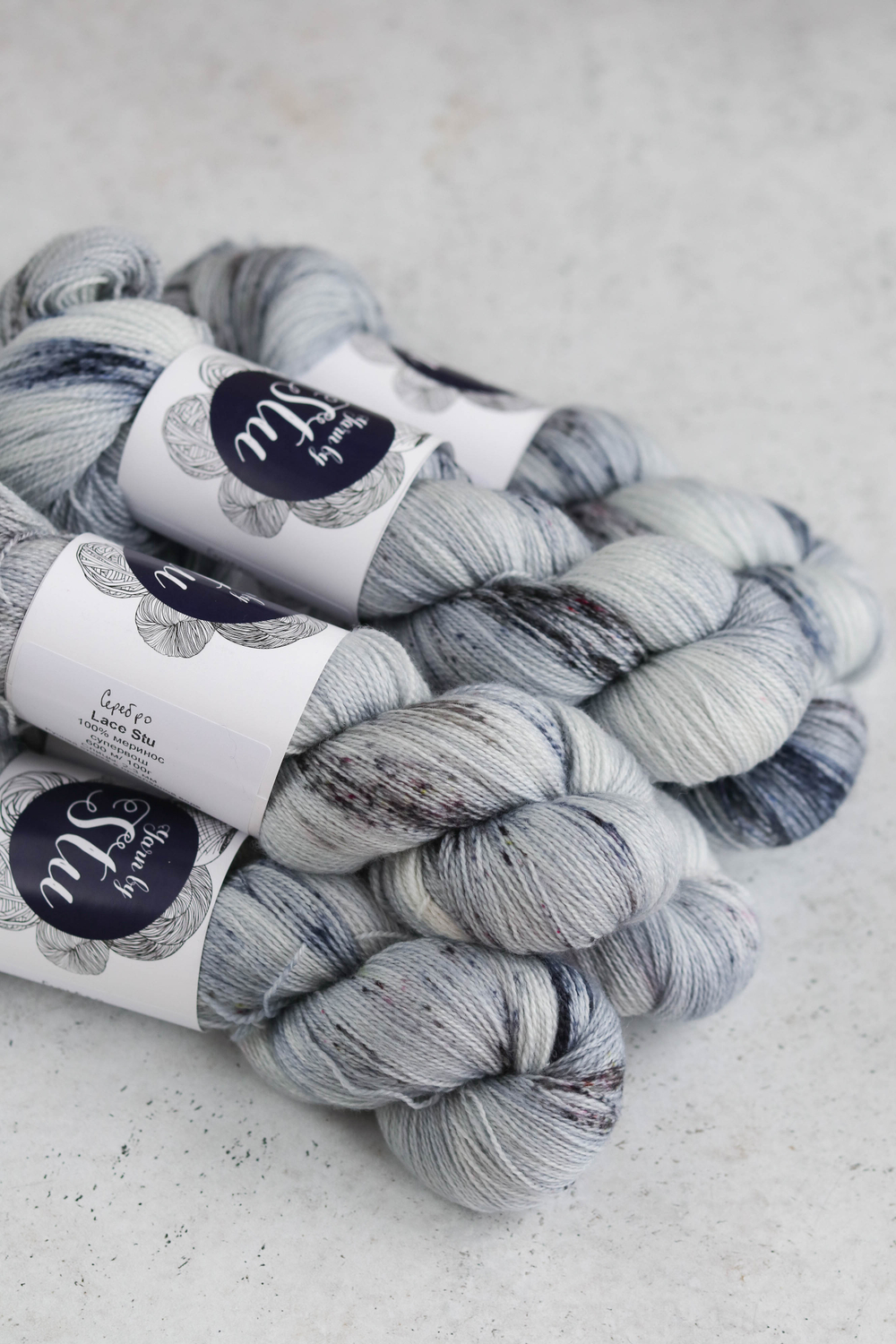 пряжа "Серебро" Lace Stu