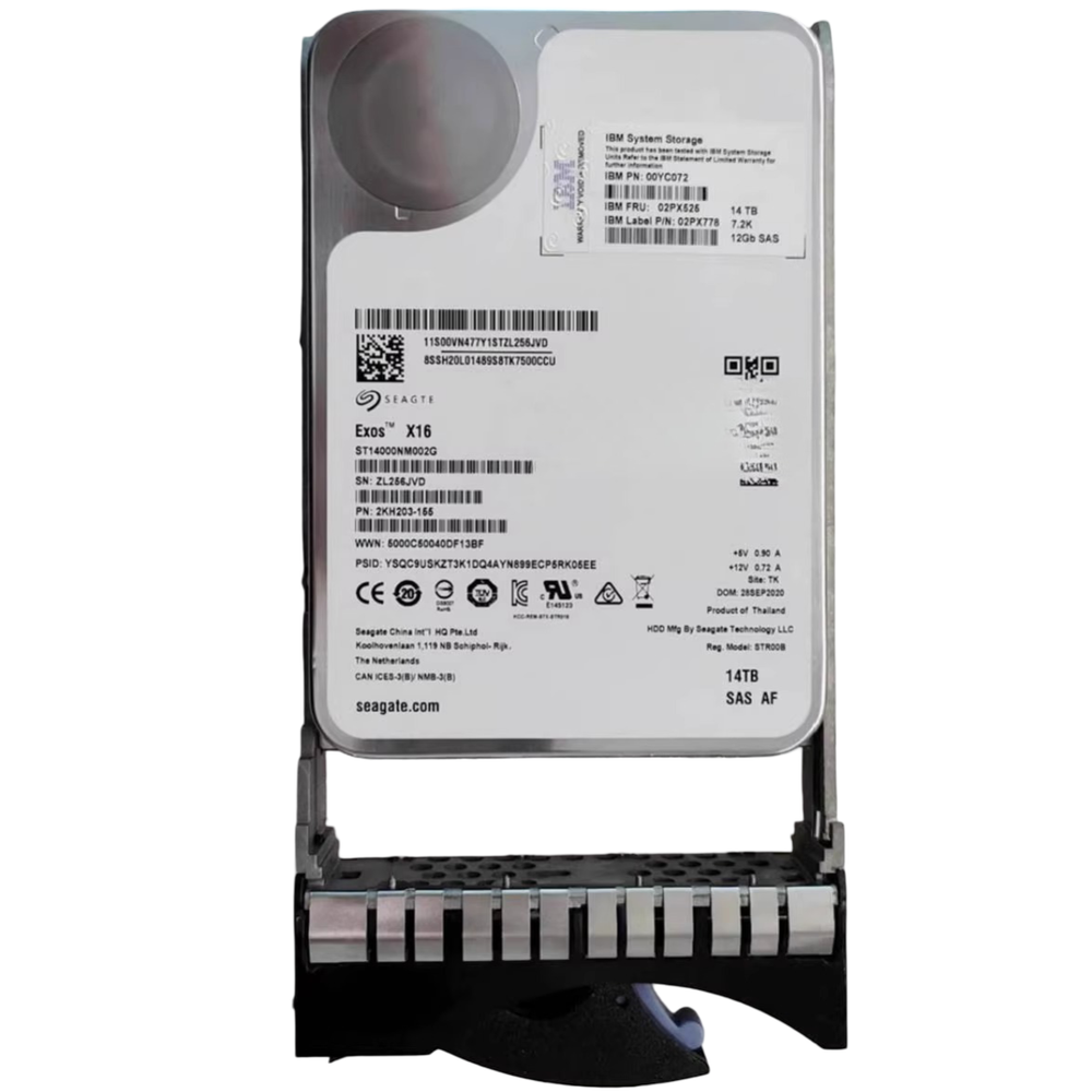 Жесткий диск HDD IBM System Storage 14Tb U1200 7200 12G SAS 3,5 02PX525 02YC072