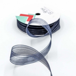 Лента Органза 2,8см х 22м в полоску (Синий)