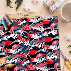 Ткань премиум Оксфорд 600D тайные мотивы вдохновения