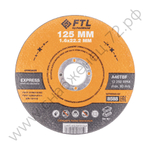 Круг отрезной по металлу FTL Express 125 х 1,6 х 22,2 мм A46TBF