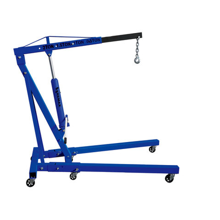 Кран гаражный гидравлический 2 тонны, цвет синий RAL 5005 ROSSVIK