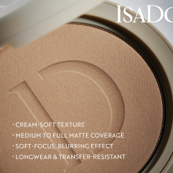 IsaDora The No Compromise Matte Longwear Powder - Матирующая компактная пудра, 8 g