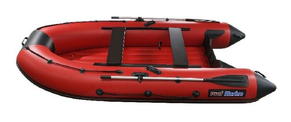 Надувная лодка ProfMarine РМ 350Air LUX (надувное дно, килевая, красная)