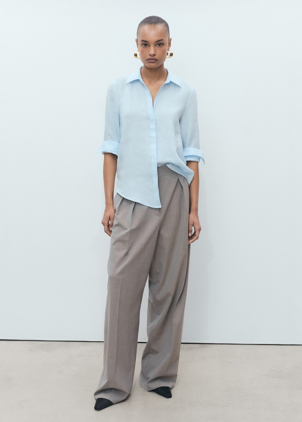 Рубашка 100% лен