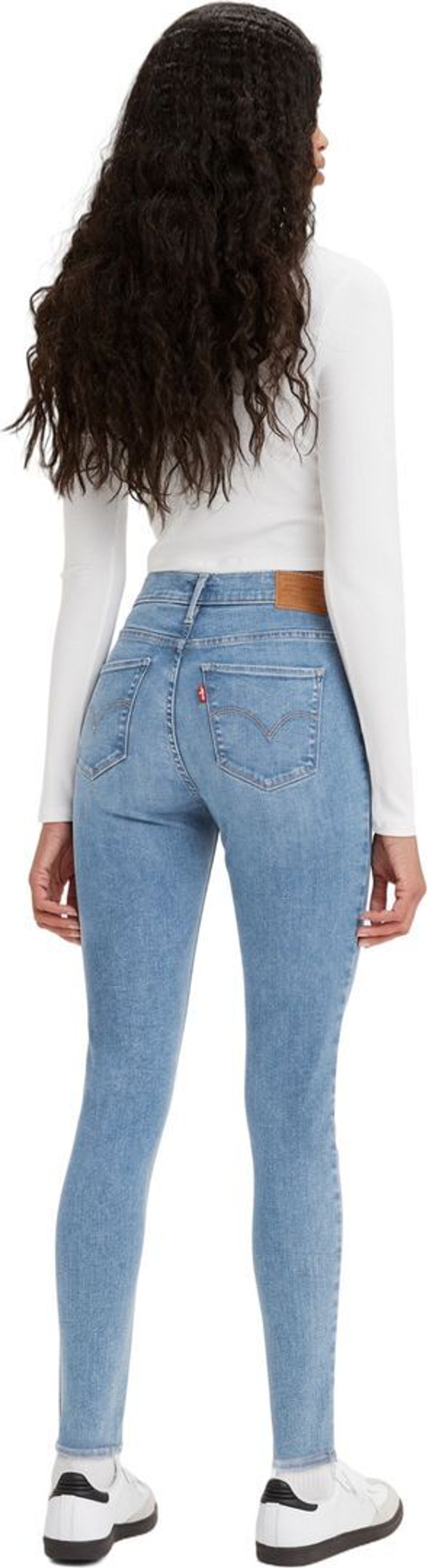 Джинсы Levis 720 Levi's Original HIRISE SUPER SKINNY ONTARIO SKIP голубой