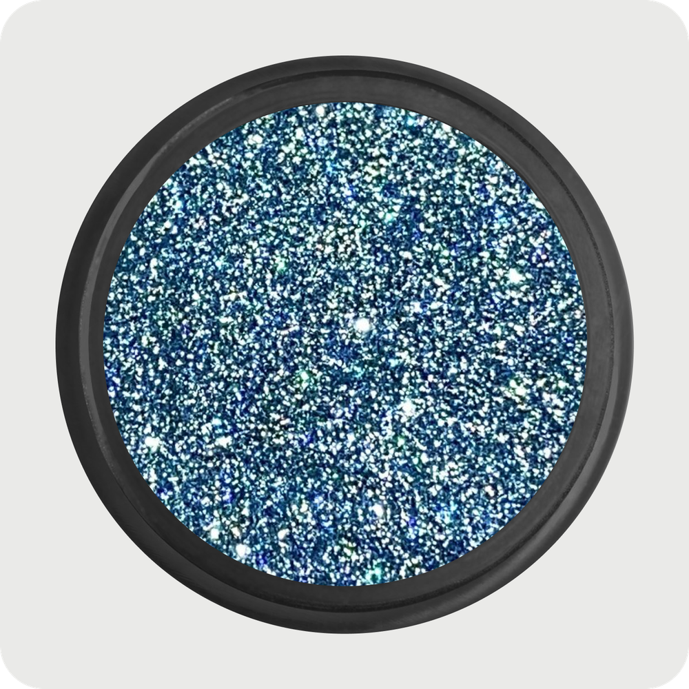 Светоотражающий Flash glitter лазурный голо - 7048G