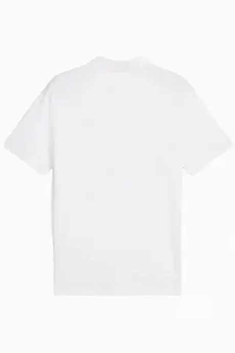 Футболка Puma Essentials Small No. 1 Logo Pique Polo - белый