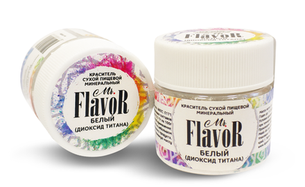 Mr.Flover Натуральный Краситель пищевой Сухой Белый (Диоксид титана) 10 гр