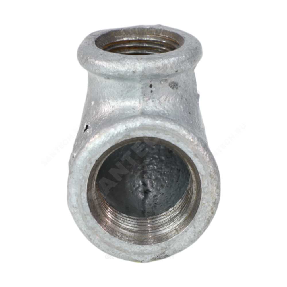 Угольник переходной чугун оц Ду 20х15 (3/4"х1/2") ВР/ВР Fittex