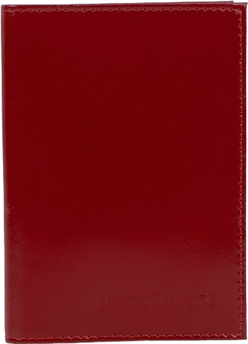 Обложка д/автодок, 9,5*0,3*13,5, с вкладышем, красный, 4656999