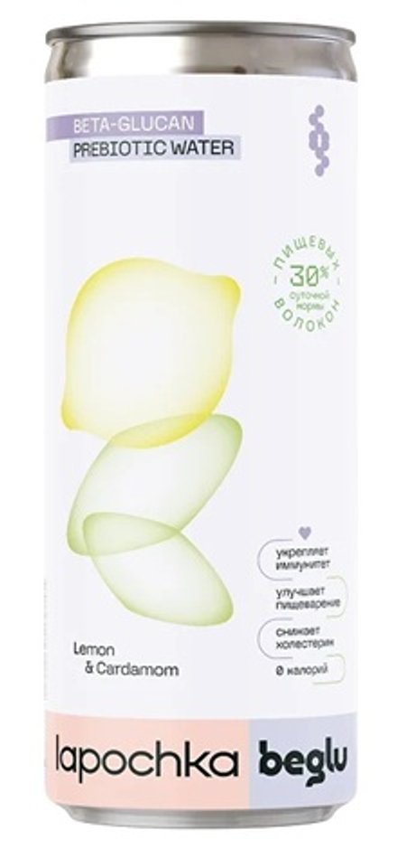 Лимонад с лимоном и кардамоном Lapochka Lemon & Cardamom 0.33 л